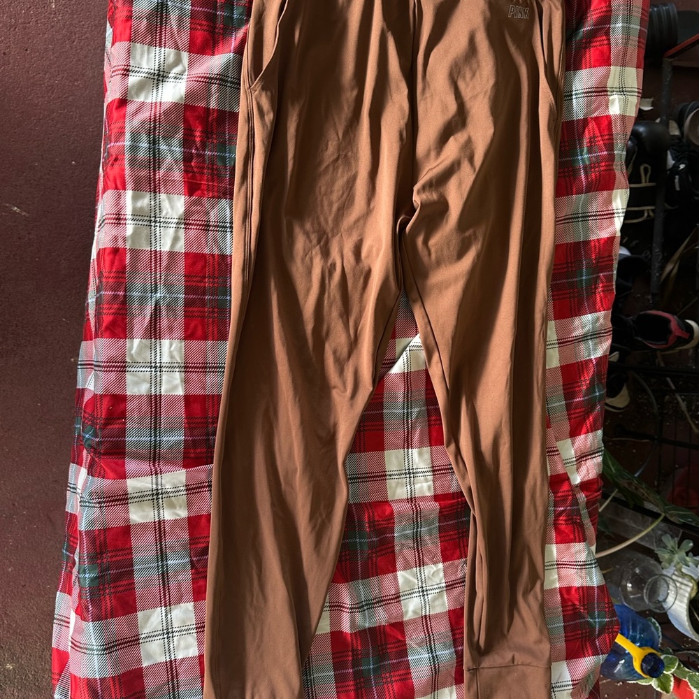 Victoria Secret Brown Active Pants